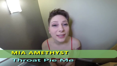 AussieFellatioQueens Mia Amethyst Throat Pie Me