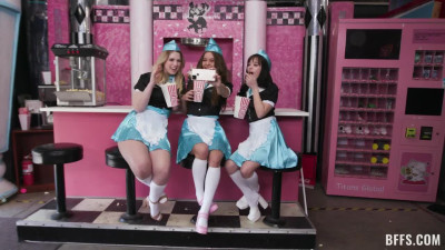 BFFS Aria Valencia Nicole Aria And Riley Reign Soda Pops And Milkshakes