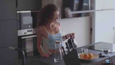 Nubiles Luna Naked For Breakfast