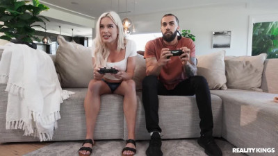 HotGirlsGame Kira Noir Gamer Girl Controls The Cock