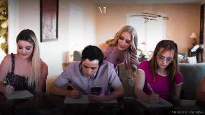 ModernDaySins Emma Starletto Tutors Group Cram Session