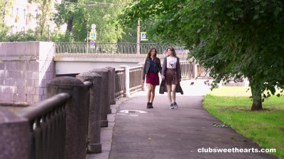 ClubSweethearts Snowdrop Wish And Sirena Milano Lesbian