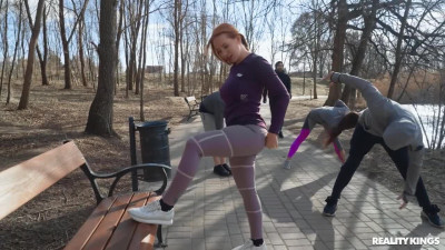 RKPrime Kiara Lord Redhead Rips Pants