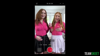 StepSiblings Harper Red And Callie Black TikTok Twins