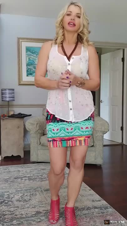 VickyAtHome Men In Uniform Strip Tease VERTICAL - Porn video | ePornXXX