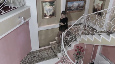 Stunning Angelica Ballerina With Bare Booty