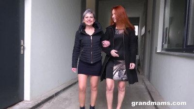 GrandMams Anna K And Bianca M A Mature Trio Dream Come True