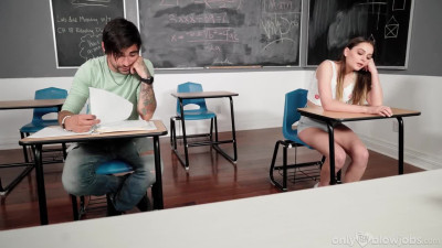 OnlyTeenBlowJobs Aften Opal Detention Dick Sucking