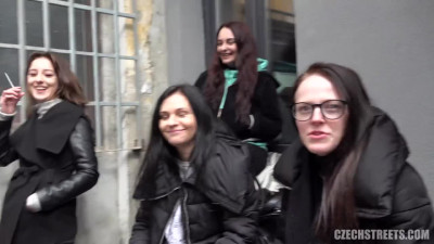 CzechStreets E Girls From Hairdressing Tech