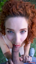 Lustery E Vincent And Ashley Quick Blow Job In The Park VERTICAL