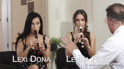 Private Lexi Dona And Lenna Ross Anal Threesome