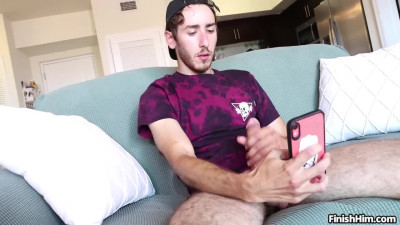FinishHim Blondie Bombshell Dick Pic Accident Handjob
