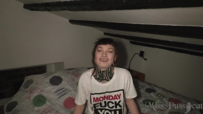 MissPussyCat Andy Teen Croatia Vacation Private Dildo Play