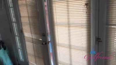 ATKGirlfriends Kourtney Rae Blue Skirt POV
