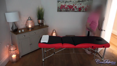 CumPerfection Amber Green Cum For A Massage