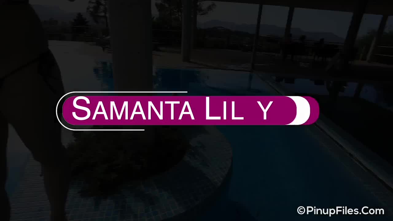 PinupFiles Samanta Lily Sparkle Bikini - Porn video | ePornXXX
