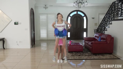 SisSwap Dani Blu And Jade Kimiko The Cheerleaders Plan