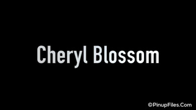 PinupFiles Cheryl Blossom Black and Orange Lap Dance