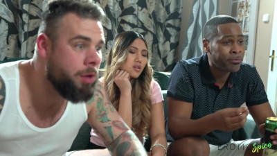 EroticSpice May Thai Cheating Asian Wife Gets Frisky During Game