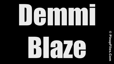 PinupFiles Demmi Blaze Satin Sexy