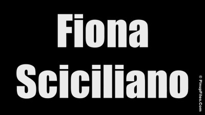 PinupFiles Fiona Sciciliano White Zipper