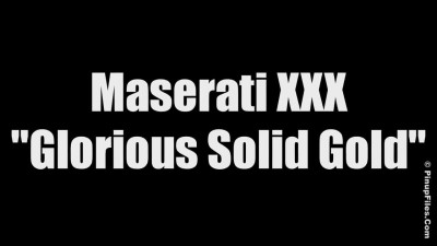 PinupFiles Maserati Solid Gold Glorious