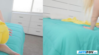 JaysPOV Aria Banks Blonde Is An Expert Dick Rider
