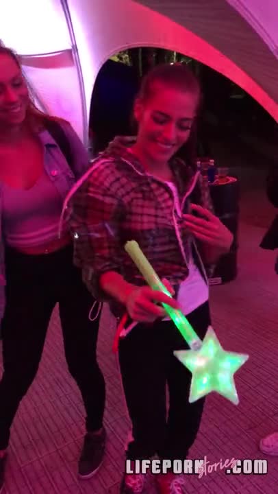 LifePornStories Evelina Dellai Story Party Fuck In Porta Potty VERTICAL - Porn video | ePornXXX
