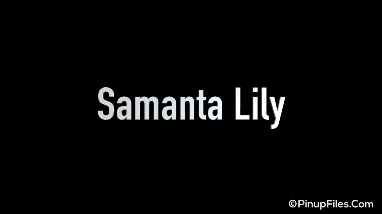 PinupFiles Samanta Lily Christmas Bikini - Porn video | ePornXXX