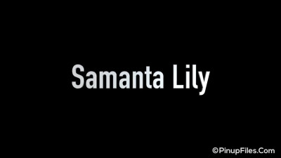 PinupFiles Samanta Lily Christmas Bikini