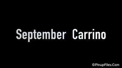 PinupFiles September Carrino Red Satin