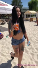 GlaminoGirls Adel Asanty Video Adel Sucks Dick In Middle Of Prague VERTICAL