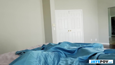 JaysPOV Silvia Saige Horny Step Mom Takes Care Of Morning Wood