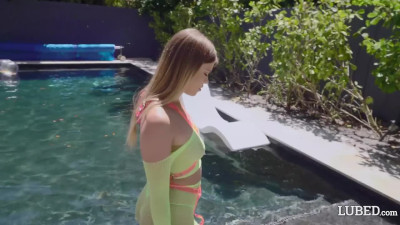 Lubed Leah Lee Oiled Neon