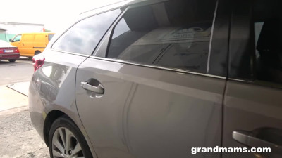GrandMams Romana Fuck Me First Than Fix My Car