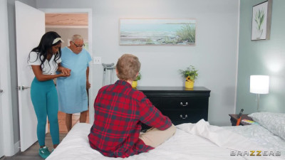 BrazzersExxtra Lacey London And Tori Montana Nurses Threesome Cures All WRB