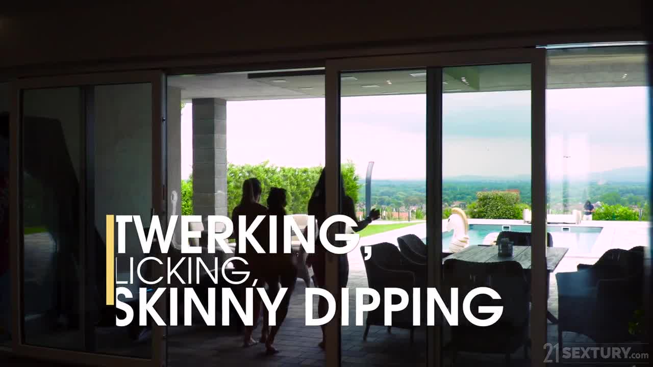 LezCuties Veronica Leal Anastasia Brokelyn Mona Blue Twerking Licking Skinny Dipping - Porn video | ePornXXX