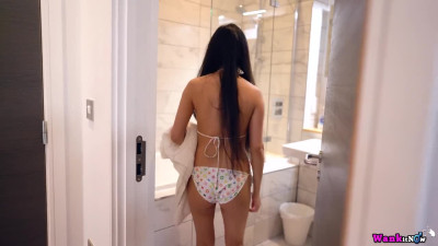 WankItNow Louisa Lu Quickly Wank For Your Sister