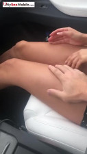 MySexMobile Eliza Blowjob In The Car In The Streets Of Los Angeles