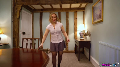WankItNow Ashley Rider Filthy House Cleaner