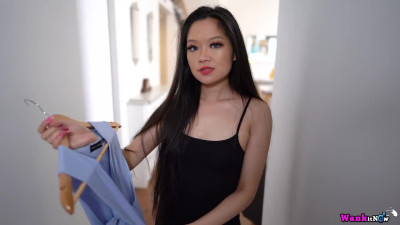 WankItNow Louisa Lu Trying It On For You