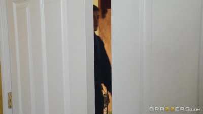 BrazzersExxtra Abella Danger Shower Curtain Cock