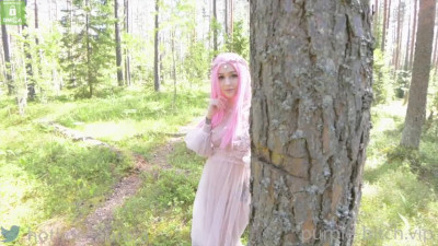 Purple Bitch Elves Ride Dragons In The Forest