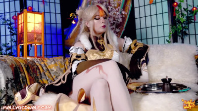 ManyVids MollyRedWolf Ning Guang Restoring The Jade Palace