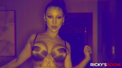 RickysRoom Alexis Tae Queenie Sateen And Vanessa Sky
