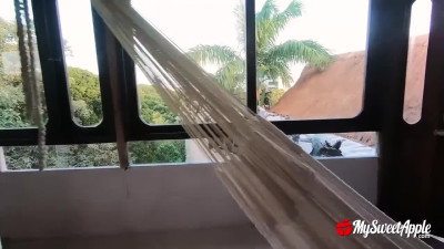 MySweetApple Hammock BJ And Deepthroat With Cum In Mouth