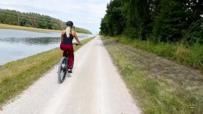 MyDirtyHobby Daynia Bikeride And Blowjob