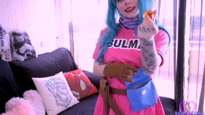 Amateur Rainy Storm Ahegao Bulma Stretching Her Ass To The Limit