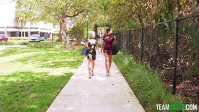 StepSiblings Luna Luxe And Kona Jade Caught Stuck And Fucked