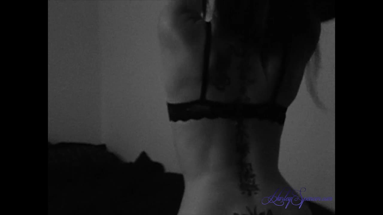 HarleySpencer Black And White LEWD - Porn video | ePornXXX